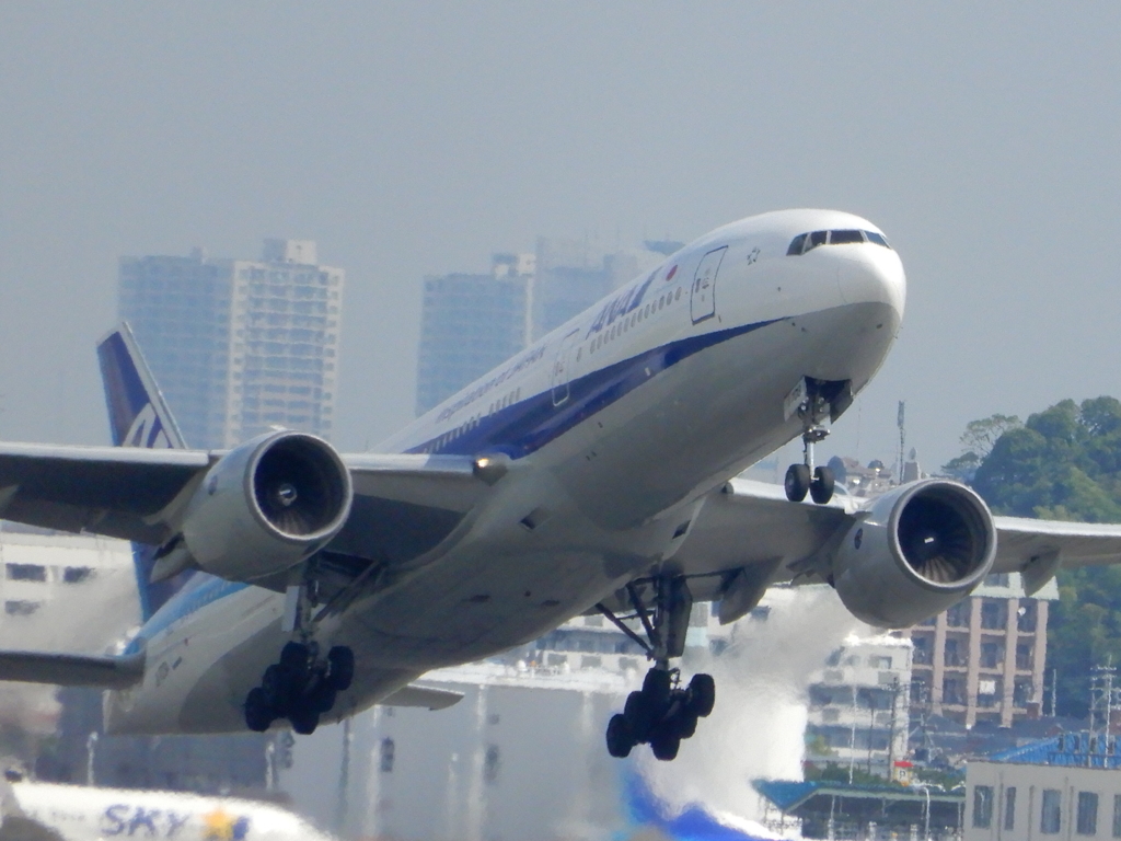 離陸　福岡空港　⑥