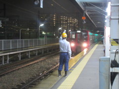 ８１３系連結作業①