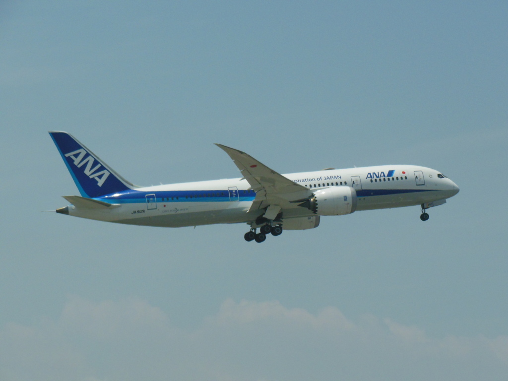 ANA  B787-8の離陸