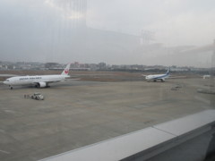 ３機同時出発