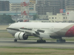 ASIANA　B777の着陸