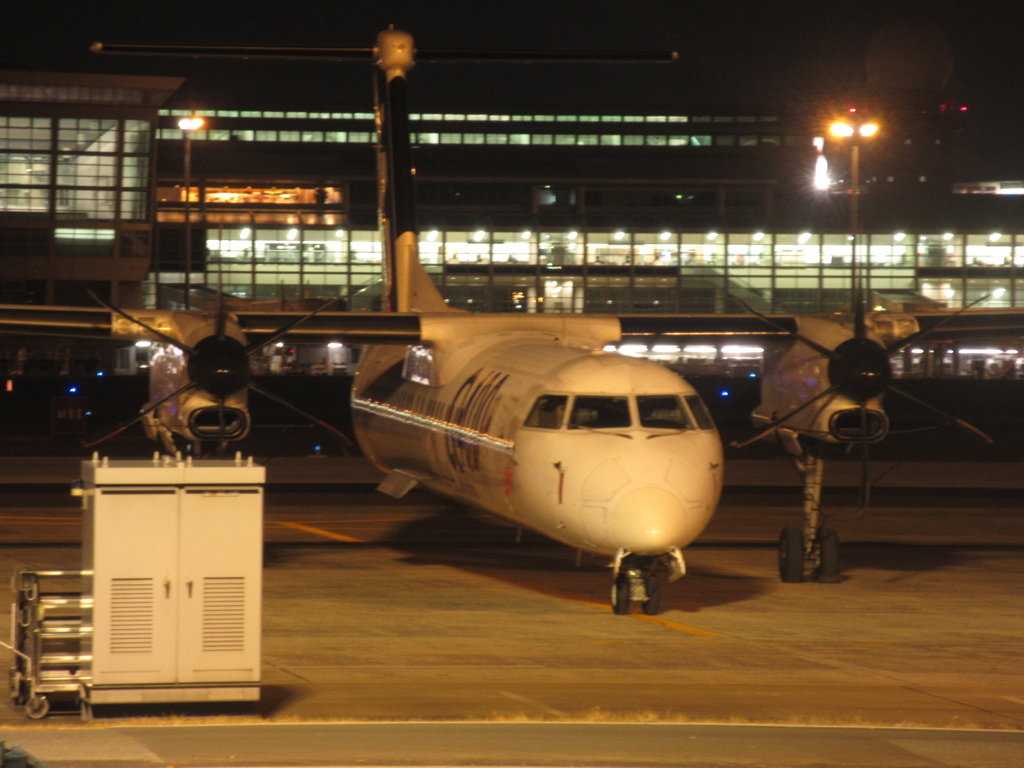 最終便到着後の福岡空港③