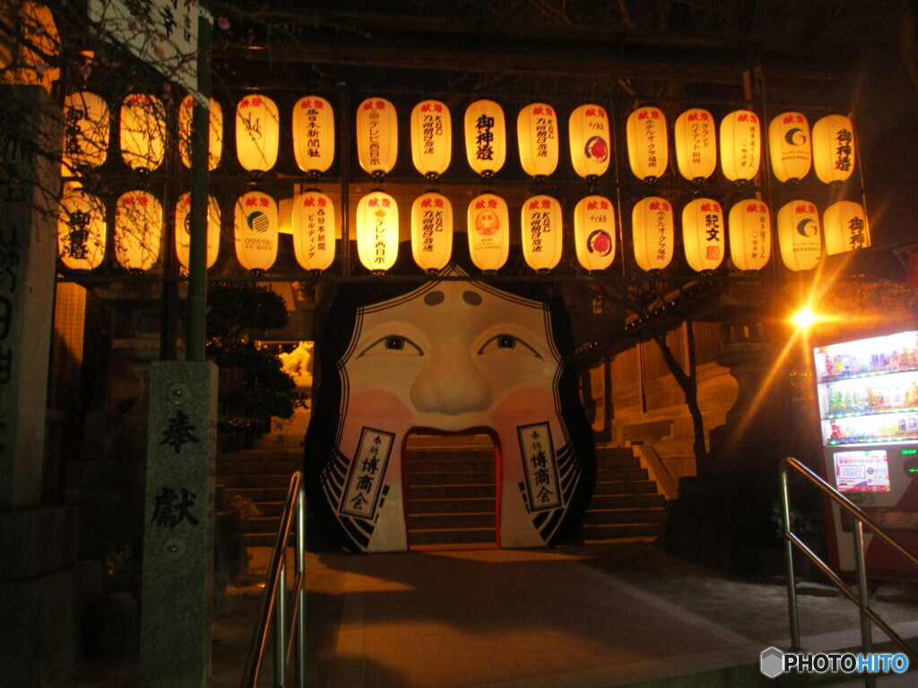 福岡櫛田神社の節分