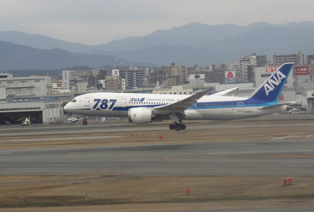ANA　B8着陸
