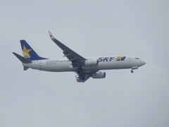 SKYMARK　福岡空港ランディング