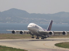 タイ国際　A380の離陸①