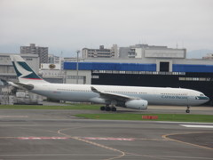出発　キャセイパシフィック　A330