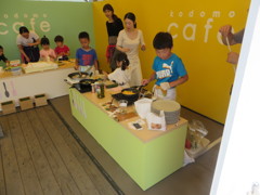 博多シティ屋上での子供カフェ①