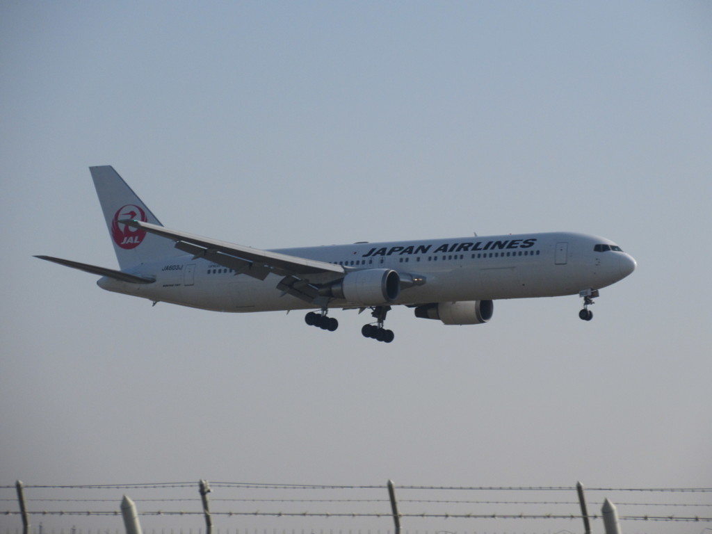 JAL  B767着陸