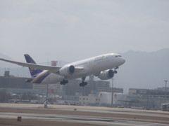 タイ国際　B787離陸