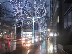 雨の日の博多駅付近にて④