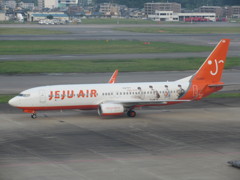 JEJU AIRの塗装機