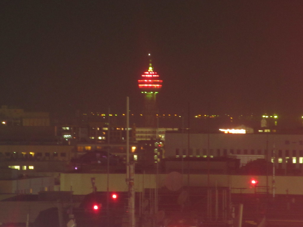 夜の博多シティ展望台②