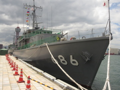 博多港に寄港していた海上自衛隊　掃海艇①