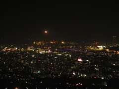 筑紫野市の山頂より見た福岡市の夜景③