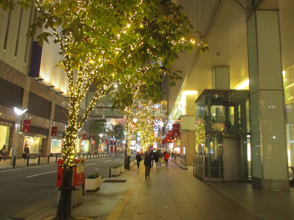 福岡天神のクリスマスイルミネーション　⑧