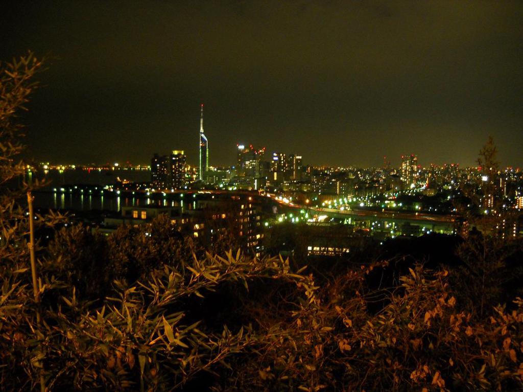 福岡市西区愛宕神社からの夜景