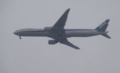 雨の中の着陸③