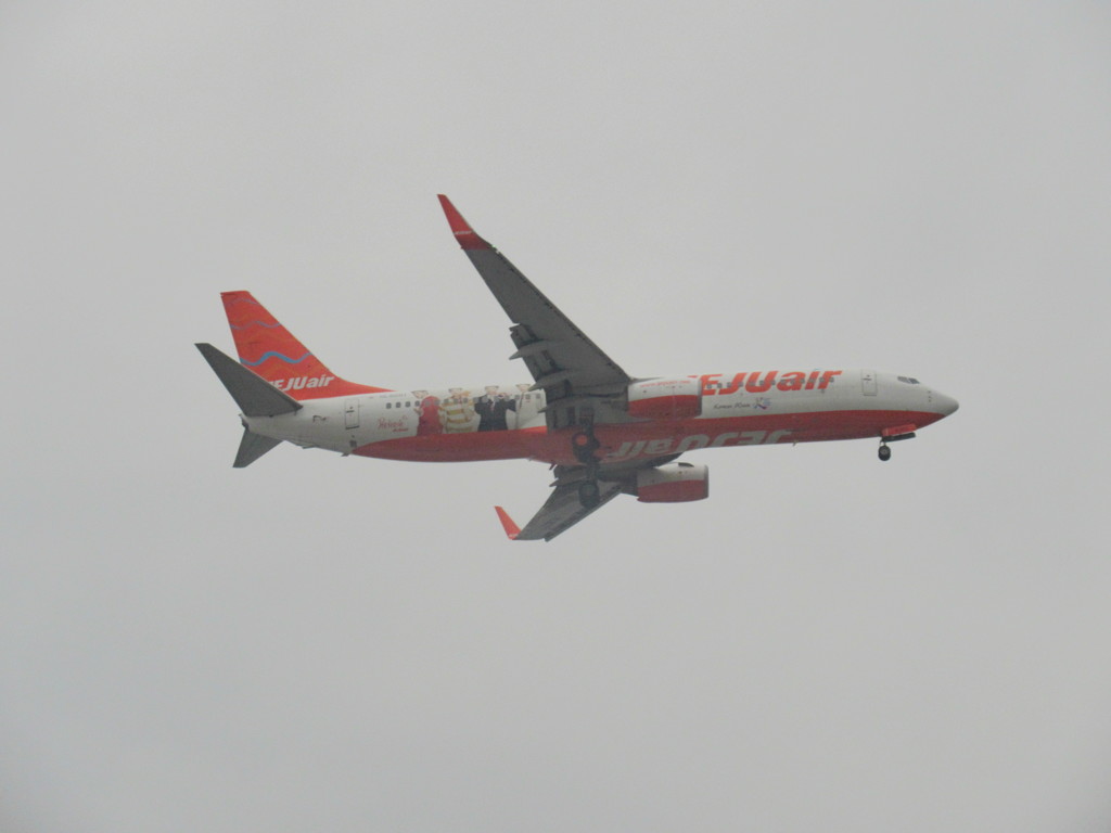JEJU AIRの着陸
