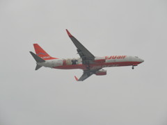 JEJU AIRの着陸