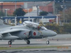 福岡空港で撮影したT-4戦闘機