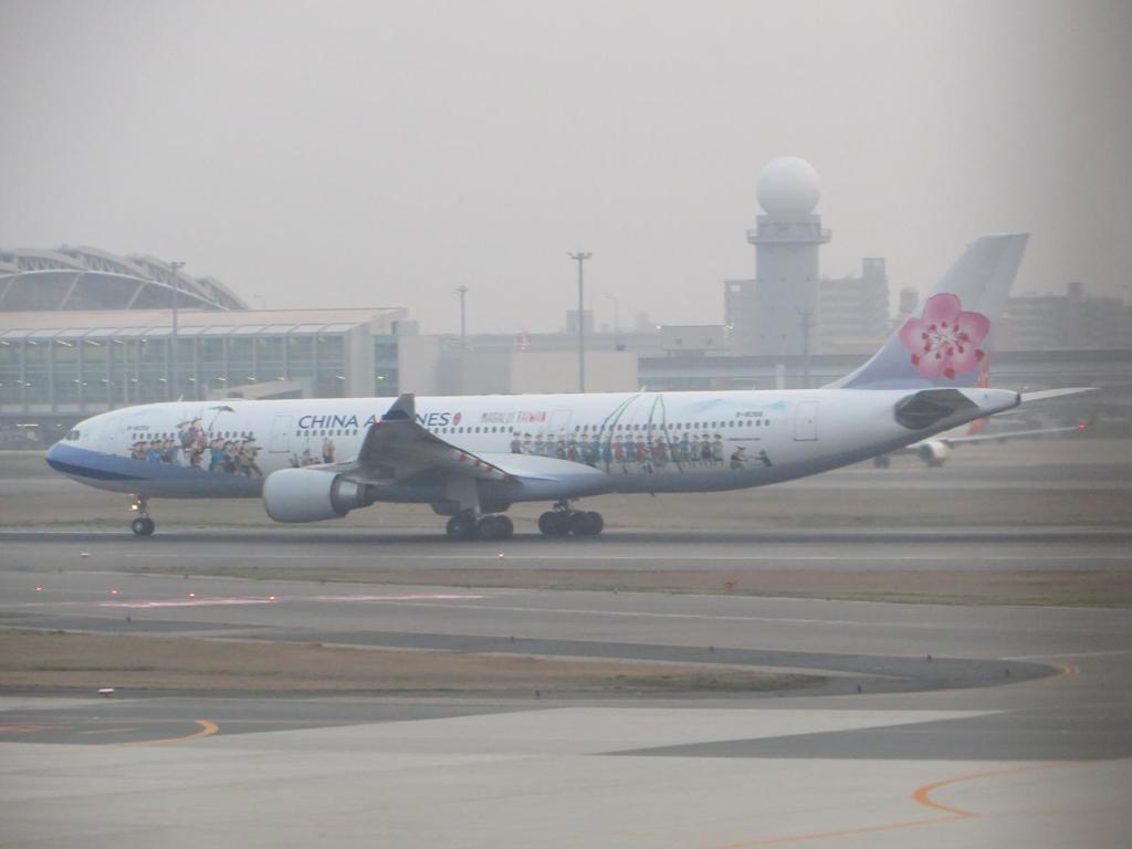 面白い塗装の中華航空機②