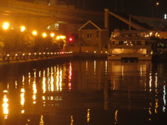 夜の港④