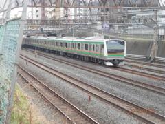 浦和付近を走る高崎線①