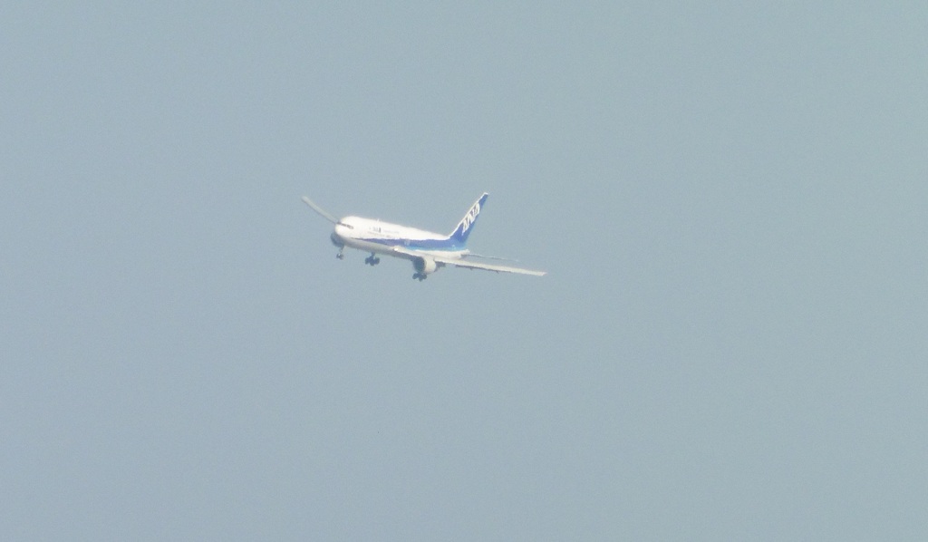 ANA B767サークリングアプローチ