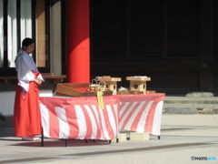 箱崎宮お潮井取り②