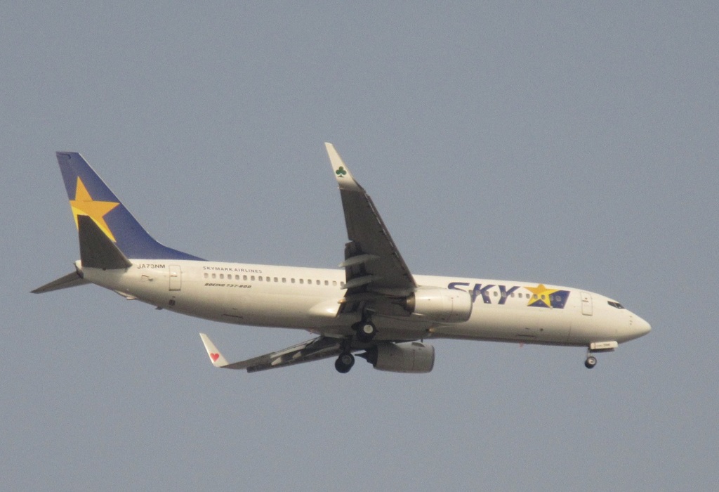 福岡空港へのアプローチを東区付近より眺める③