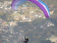 皿倉山とグライダー　③