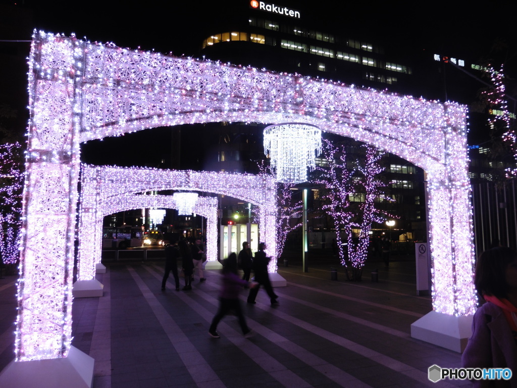 博多シティ桜イルミネーション⑥