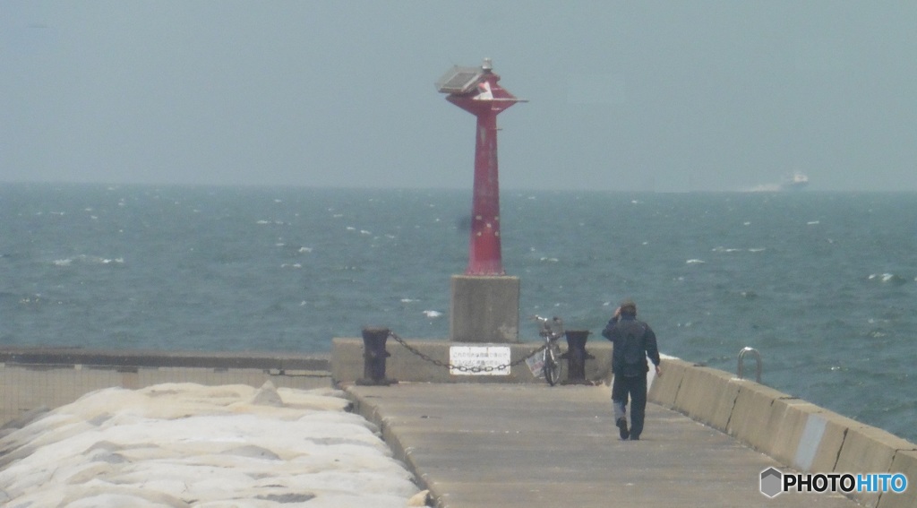晴れた日の百道浜にて①