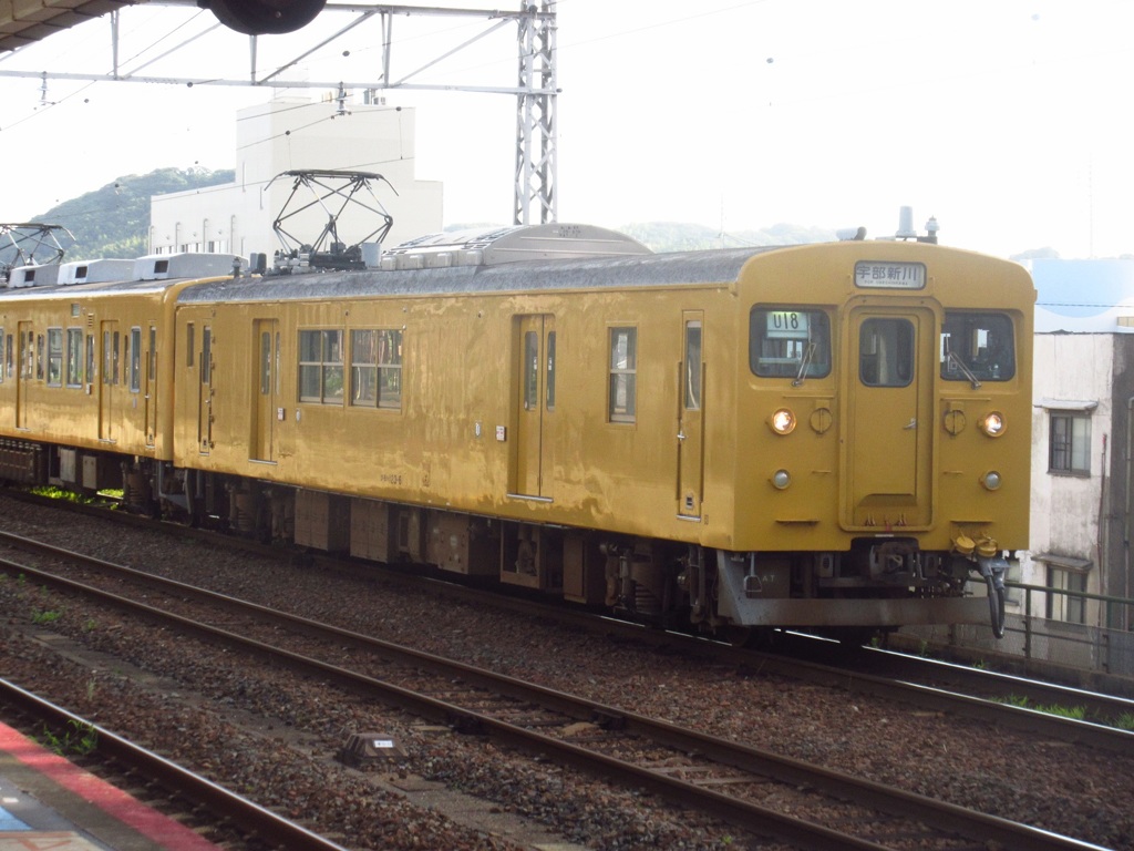 下関駅にて123系