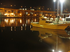 夜の港②