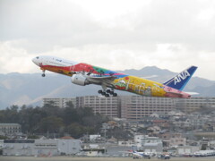 ANA  JA741A TOKYO2020離陸