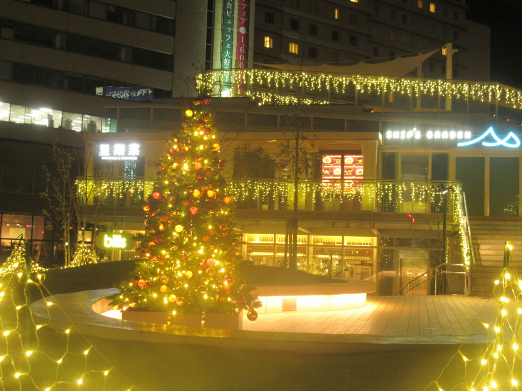 リバーレインでもクリスマスイルミネーションが⑦