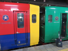 ＪＲ九州783系みどり号＆ハウステンボス号の連結部分