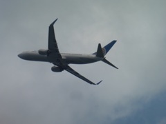 ＵＮＩＴＥＤ B737-800  N25201離陸