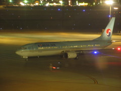 大韓航空　B737-900出発