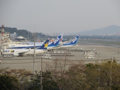 北側から眺める福岡空港②