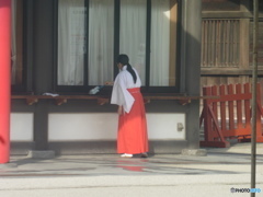 神社を綺麗に