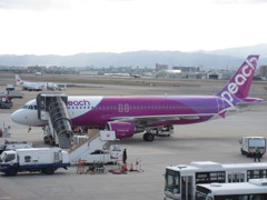 出発準備中　①