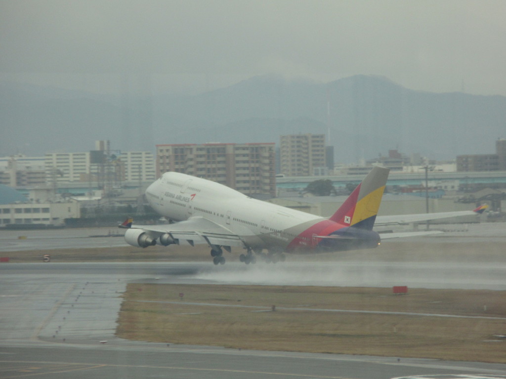 アシアナジャンボの離陸②