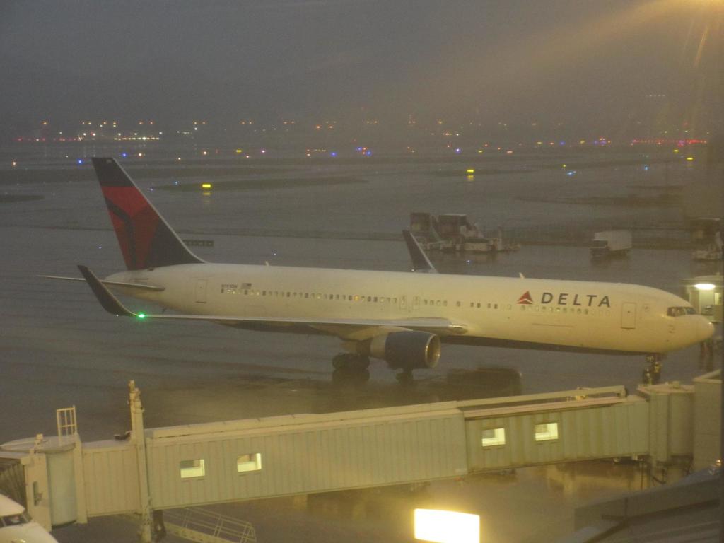 DELTA  B767到着②