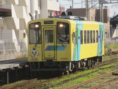 平成筑豊鉄道ちくまる号　直方駅にて