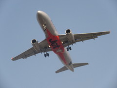 ジェットスターアジアの着陸