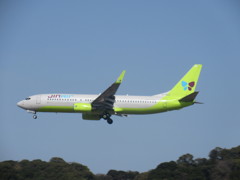 青空の下着陸⑥