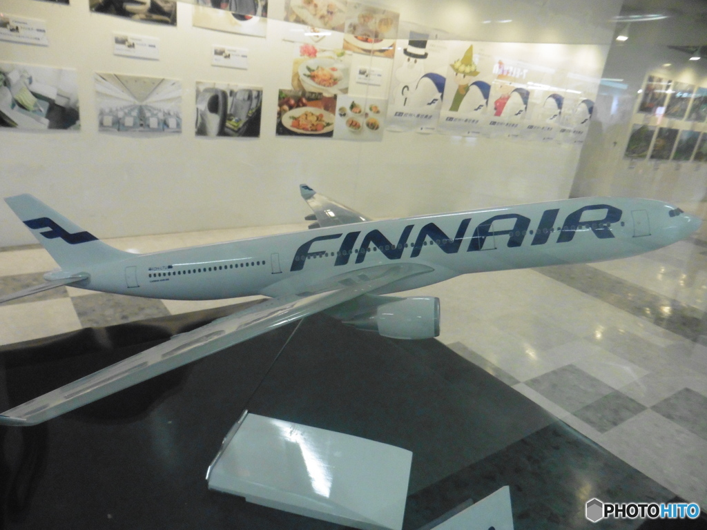 FINNAIRの展示模型